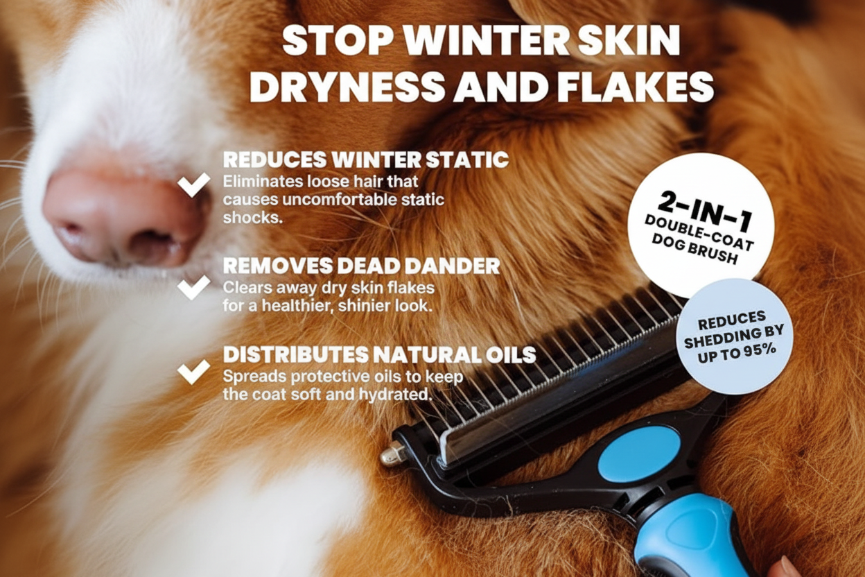 Pet grooming brush benefits image